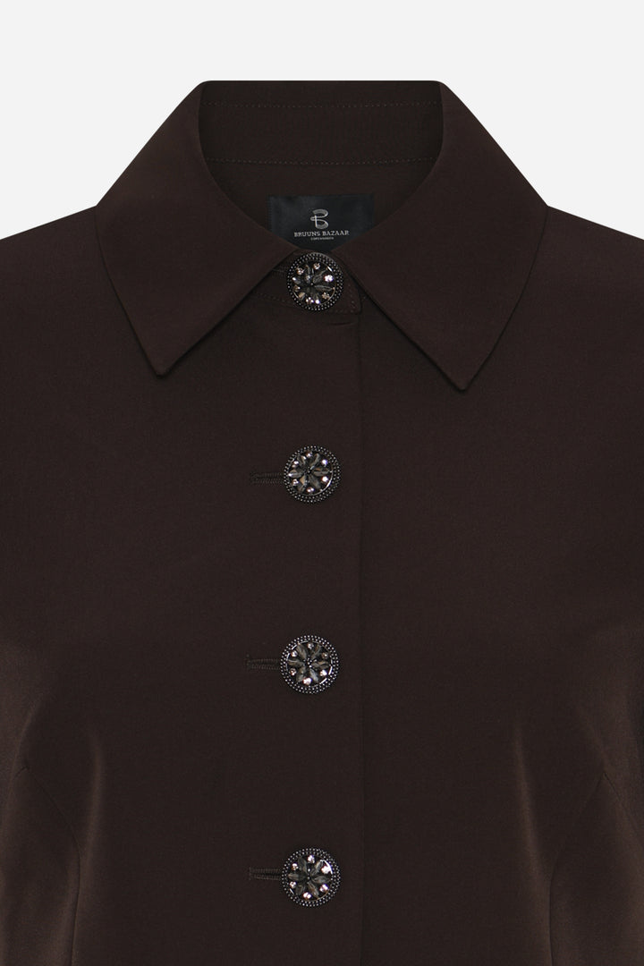 Bruuns Bazaar Women RubySusBBZendia dress Dress Dark Brown