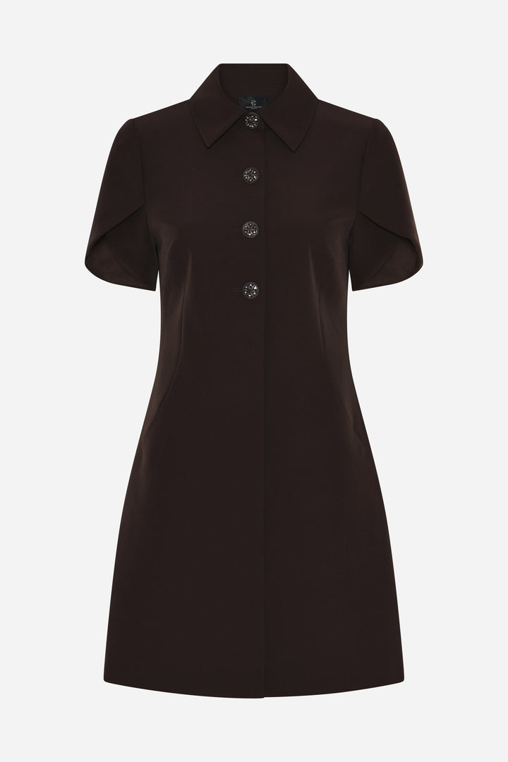 Bruuns Bazaar Women RubySusBBZendia dress Dress Dark Brown