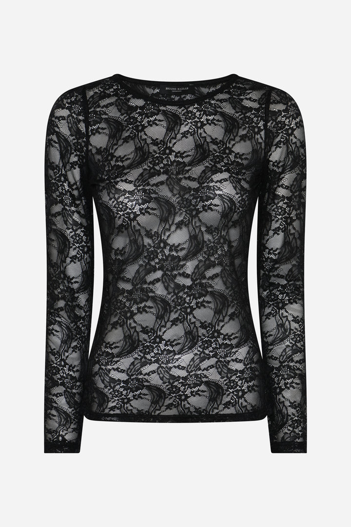Bruuns Bazaar Women SeliniaBBRound neck blouse Blouse Black