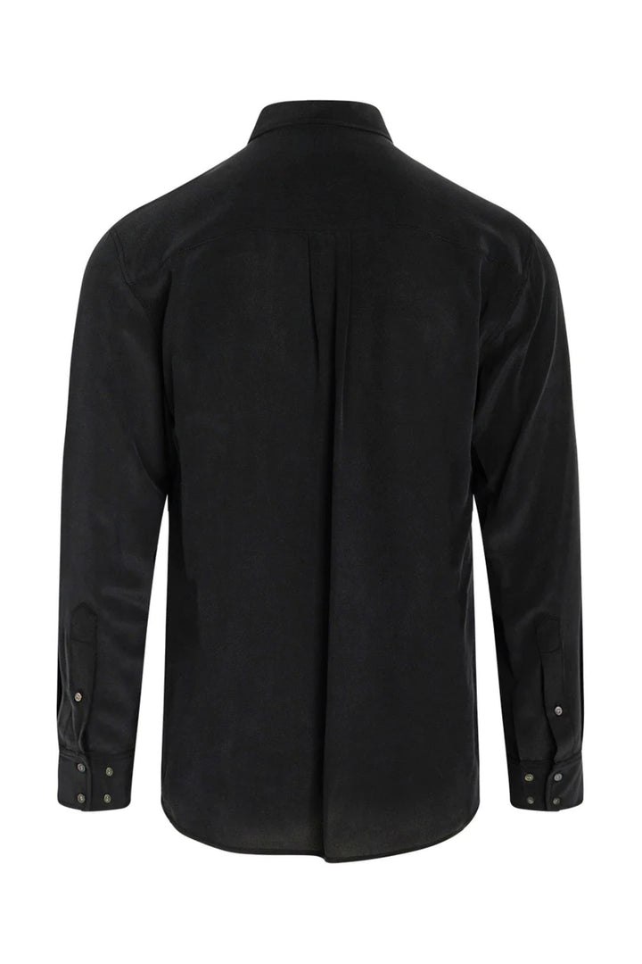 Bruuns Bazaar Men SilkBBGilbert shirt Shirts Black