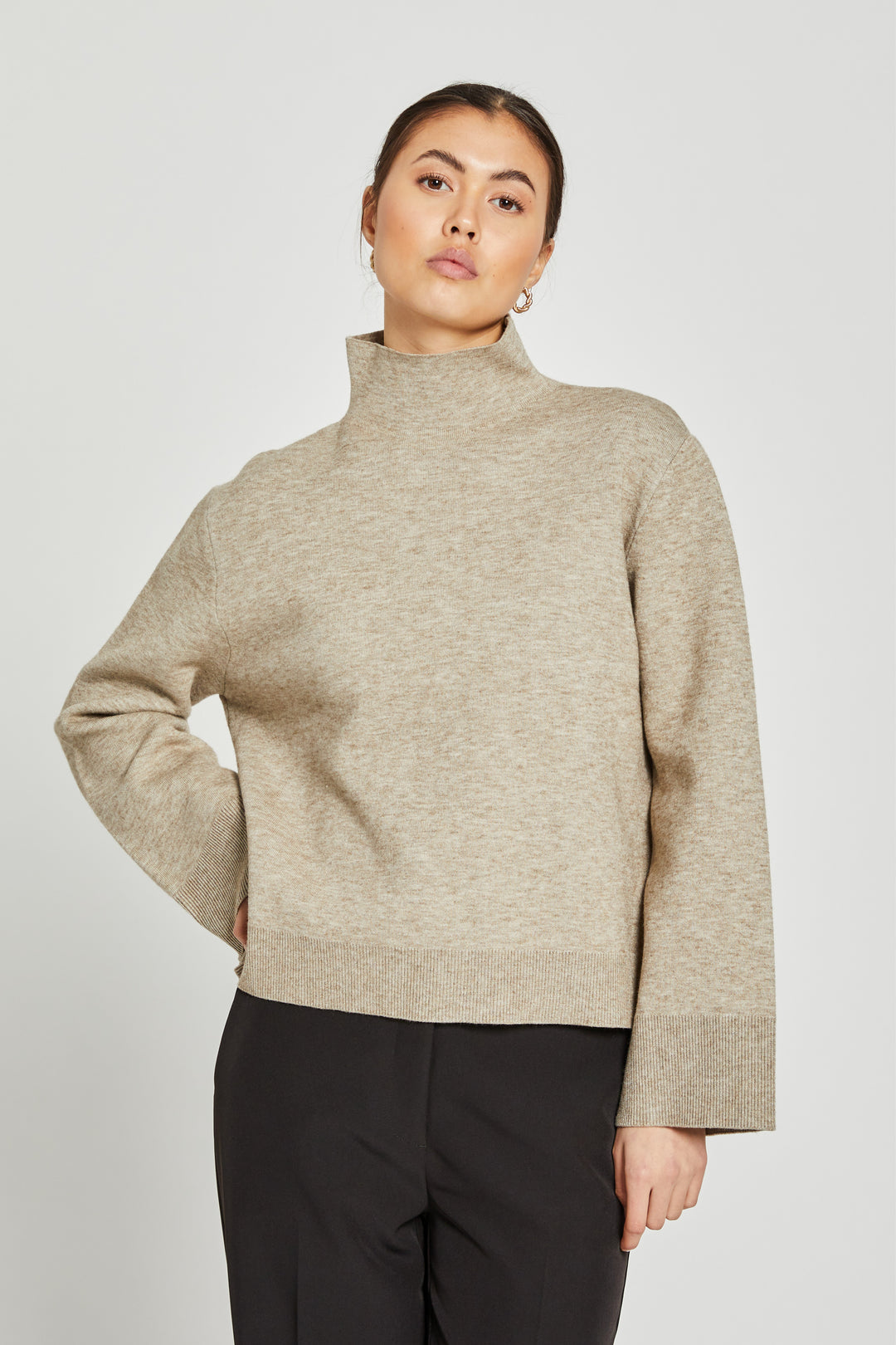 Bruuns Bazaar Women SimonaBBAda knit Knit Beige Melange