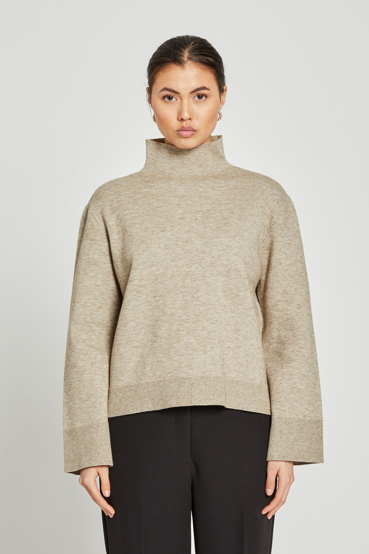 Bruuns Bazaar Women SimonaBBAda knit Knit Beige Melange