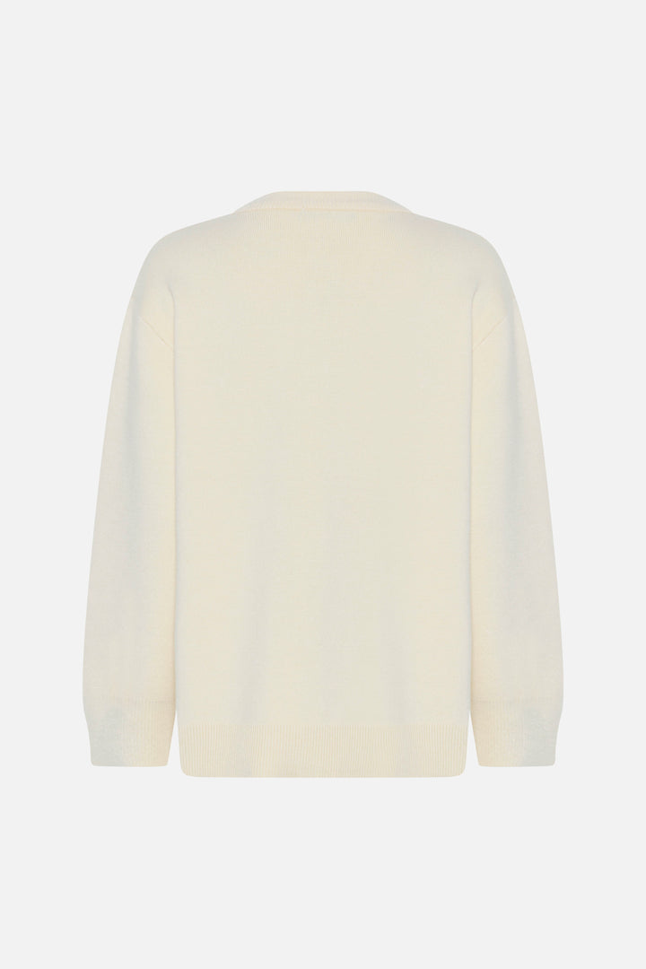 Bruuns Bazaar Women SimonaBBCaili knit cardigan Knit Snow White