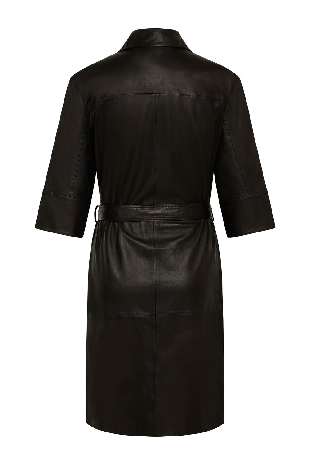 Bruuns Bazaar Women SoftBBMarica leather dress Dress Black