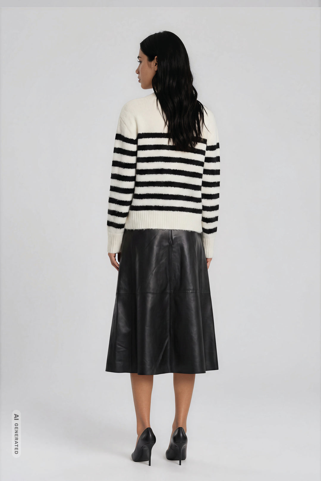 Bruuns Bazaar Women SoftiBBIreni leather skirt Skirt Black