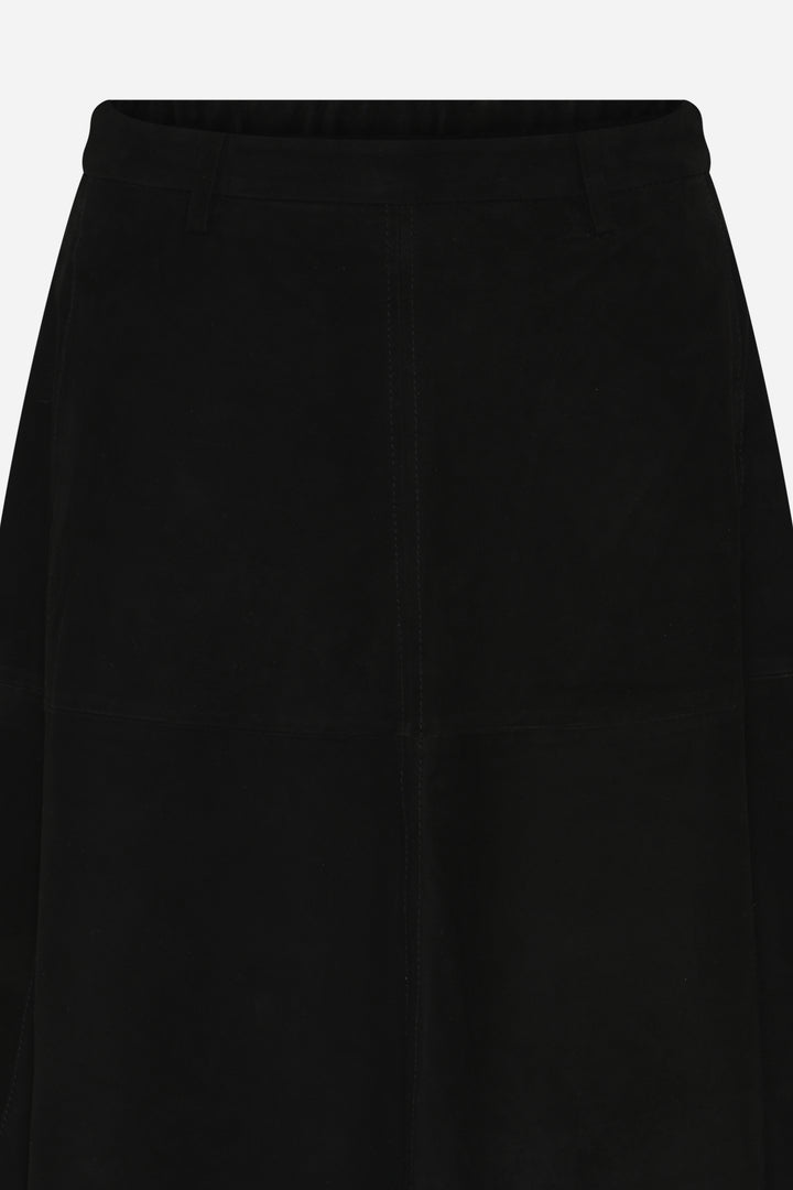 Bruuns Bazaar Women SuedaBBIrene suede skirt Skirt Black