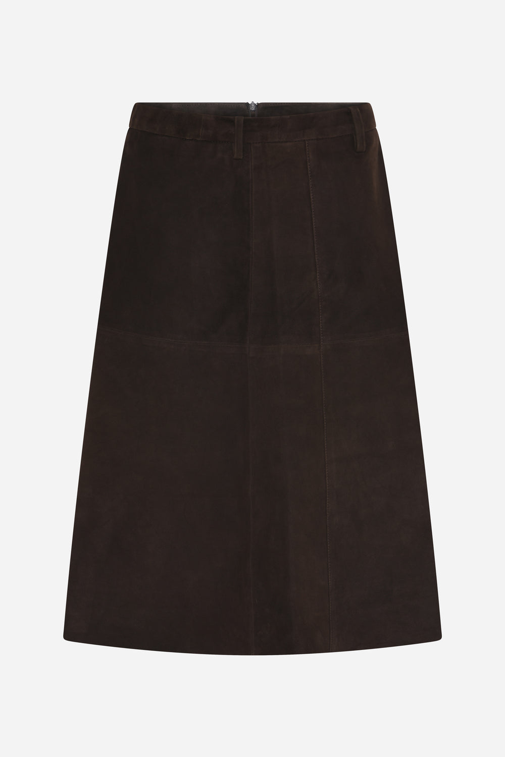 Bruuns Bazaar Women SuedaBBIrene suede skirt Skirt Dark Brown