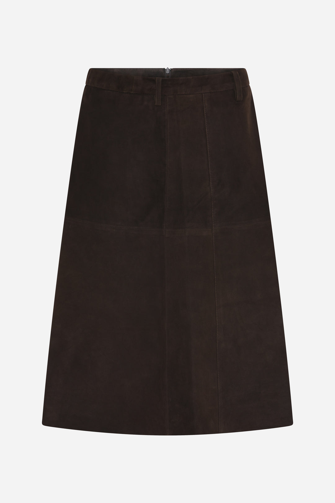 Bruuns Bazaar Women SuedaBBIrene suede skirt Skirt Dark Brown