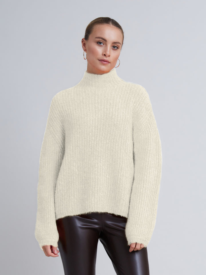Bruuns Bazaar Women SyringaBBRika knit Knit Snow White