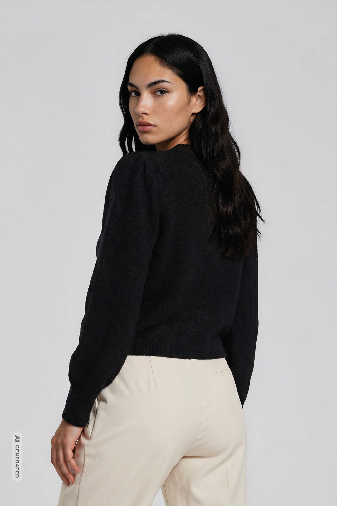 Bruuns Bazaar Women SyringabrushedBBKrista knit cardigan Knit Black