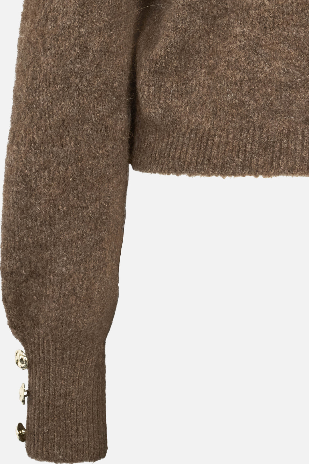 Bruuns Bazaar Women SyringabrushedBBKrista knit cardigan Knit Dark Brown