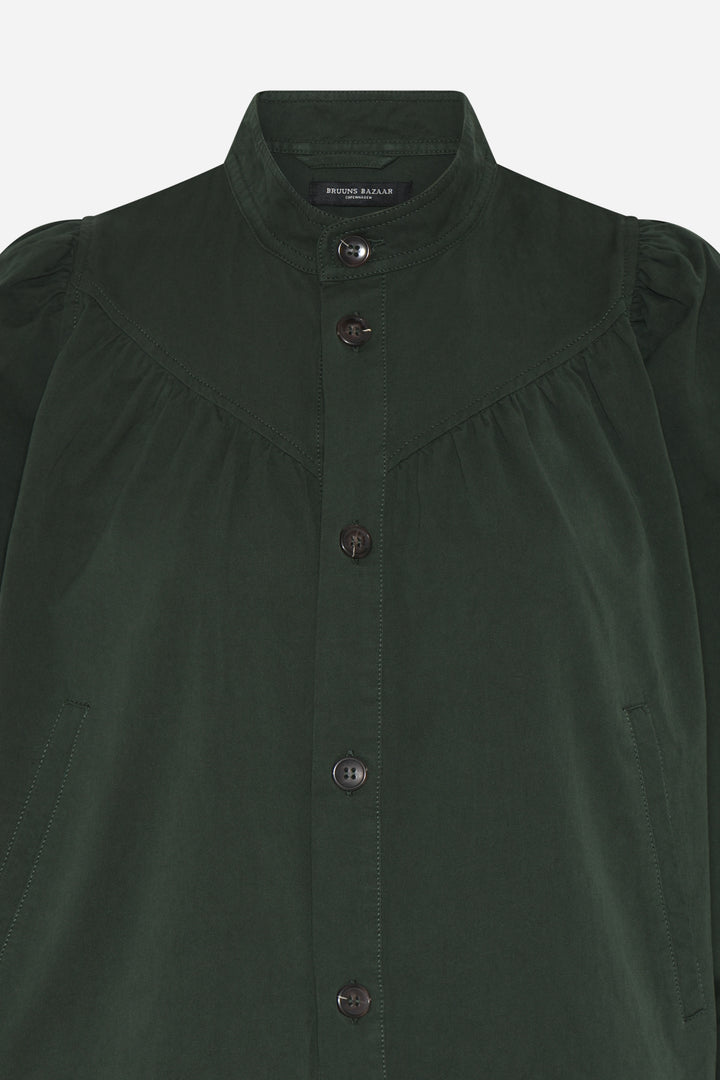 Bruuns Bazaar Women ThrinaxBBTindra jacket Outerwear Dark green