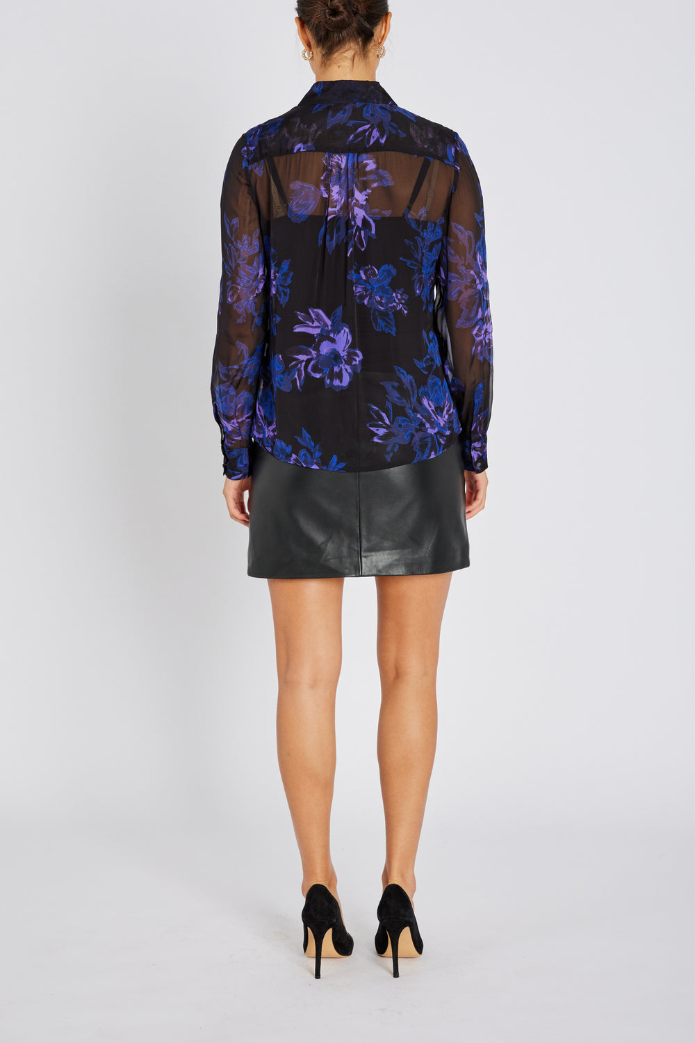 Bruuns Bazaar Women TrilobaBBCori Shirt Shirts Purple Flower