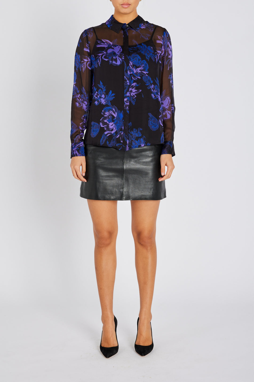 Bruuns Bazaar Women TrilobaBBCori Shirt Shirts Purple Flower