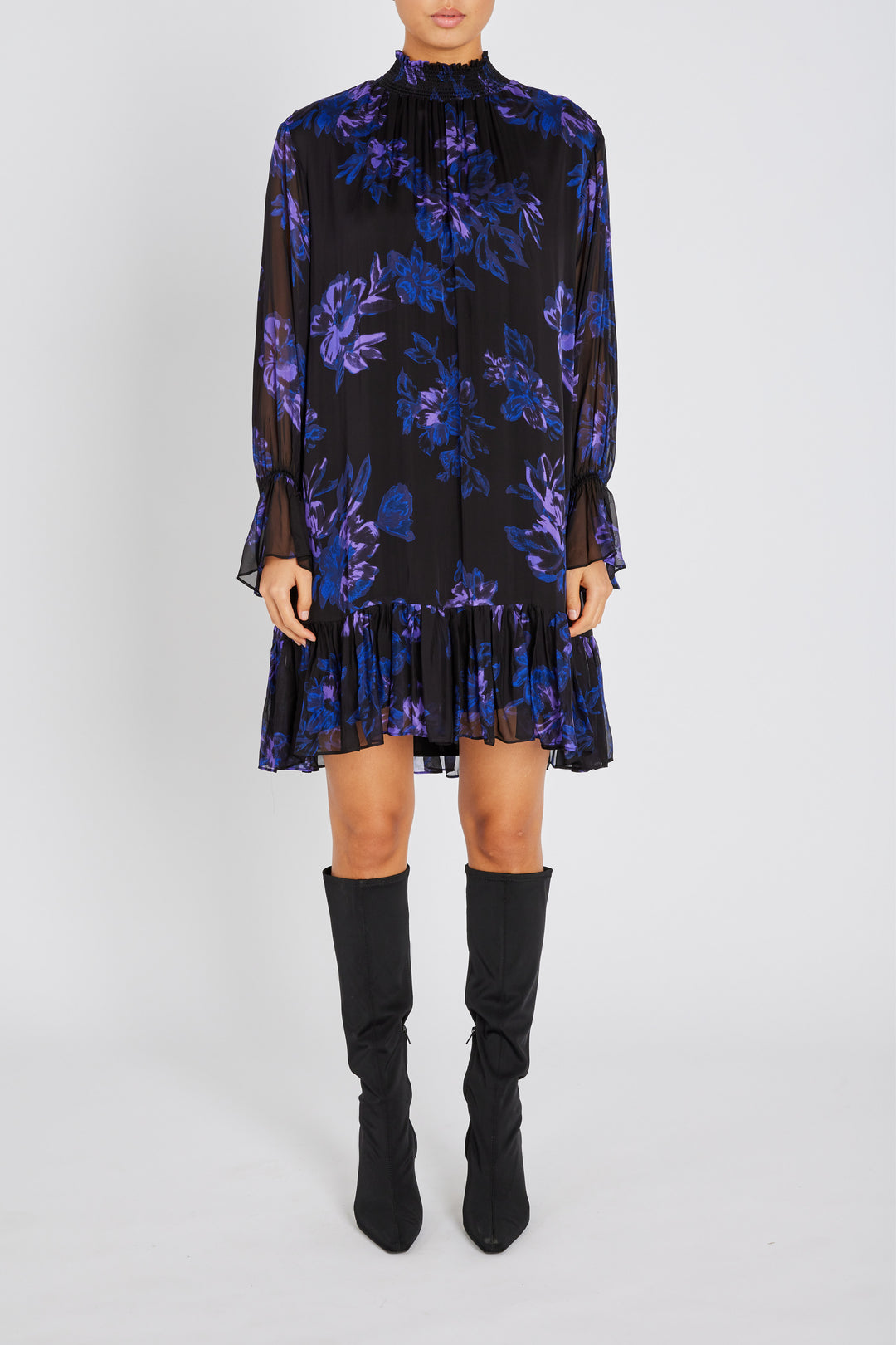Bruuns Bazaar Women TrilobaBBViljas Dress Dress Purple Flower