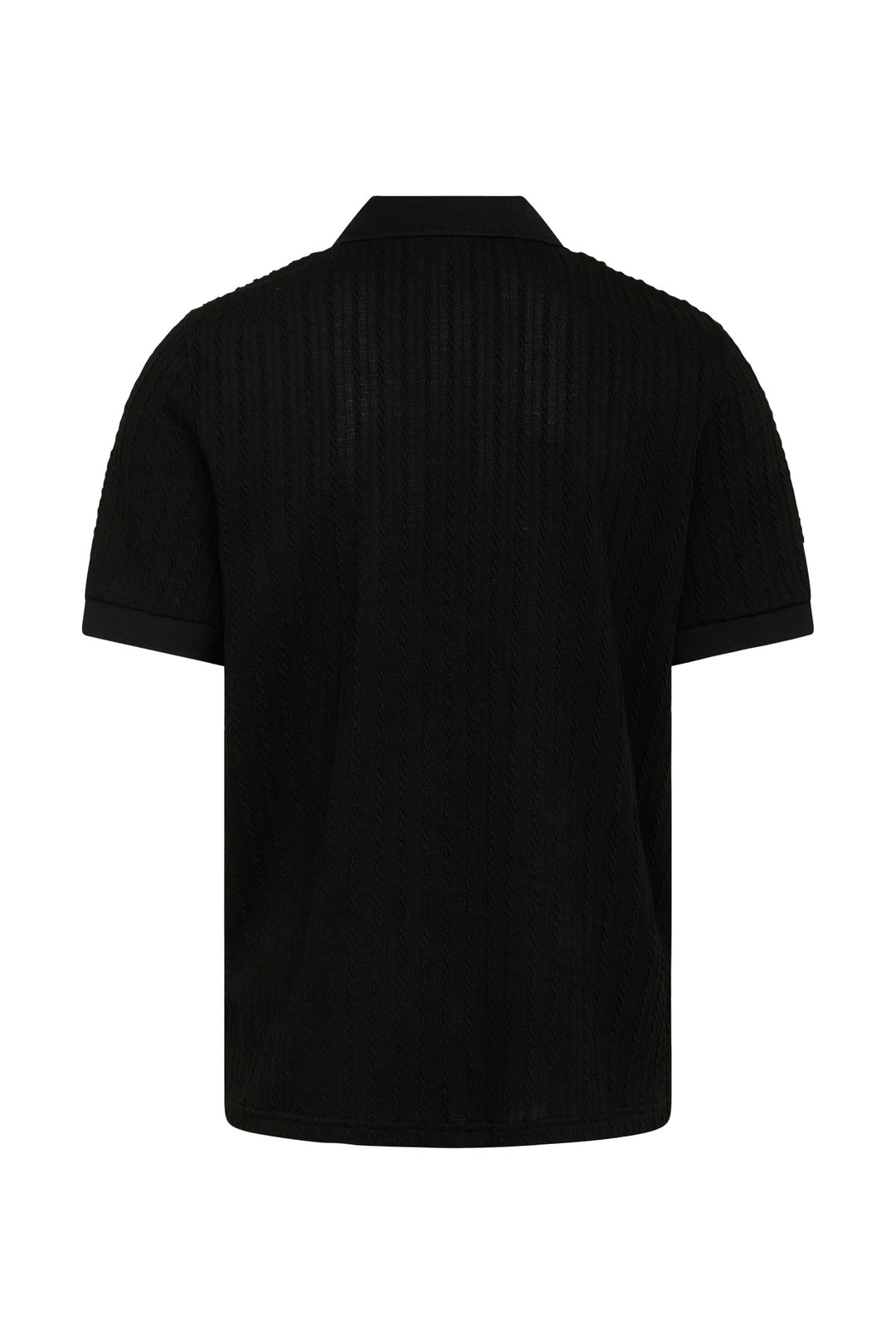 Bruuns Bazaar Men TwistedBBGonzales polo t-shirt T-shirts Black