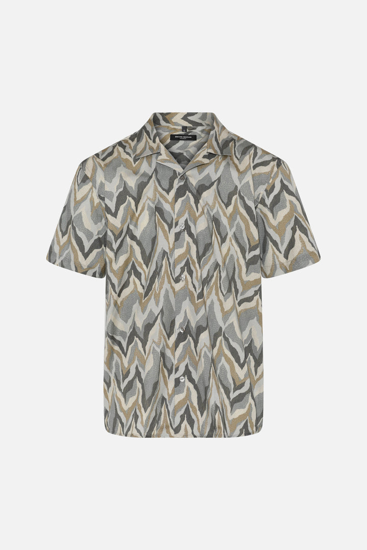 Bruuns Bazaar Men VanBBHomer AOP shirt Shirts Chevron