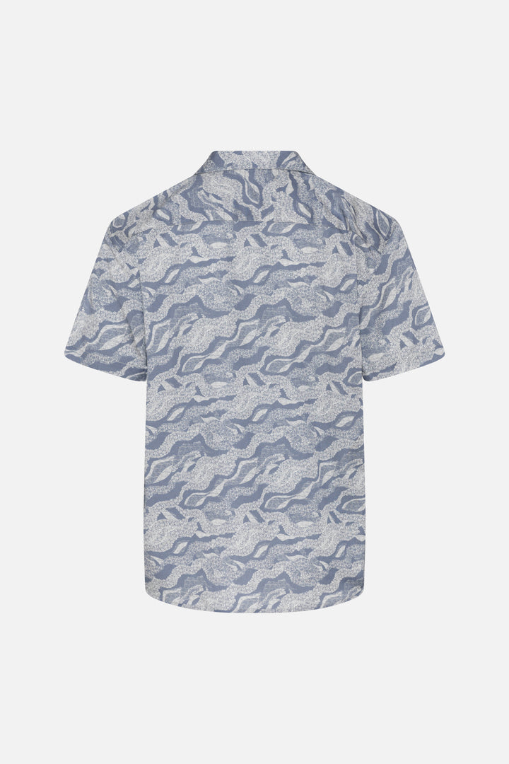 Bruuns Bazaar Men VanBBHomer AOP shirt Shirts Cloudflower