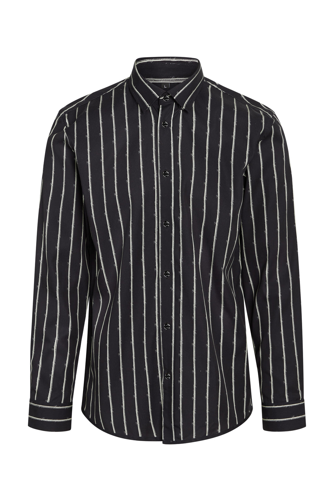 Bruuns Bazaar Men VaniBBGilly shirt Shirts Black logostripe