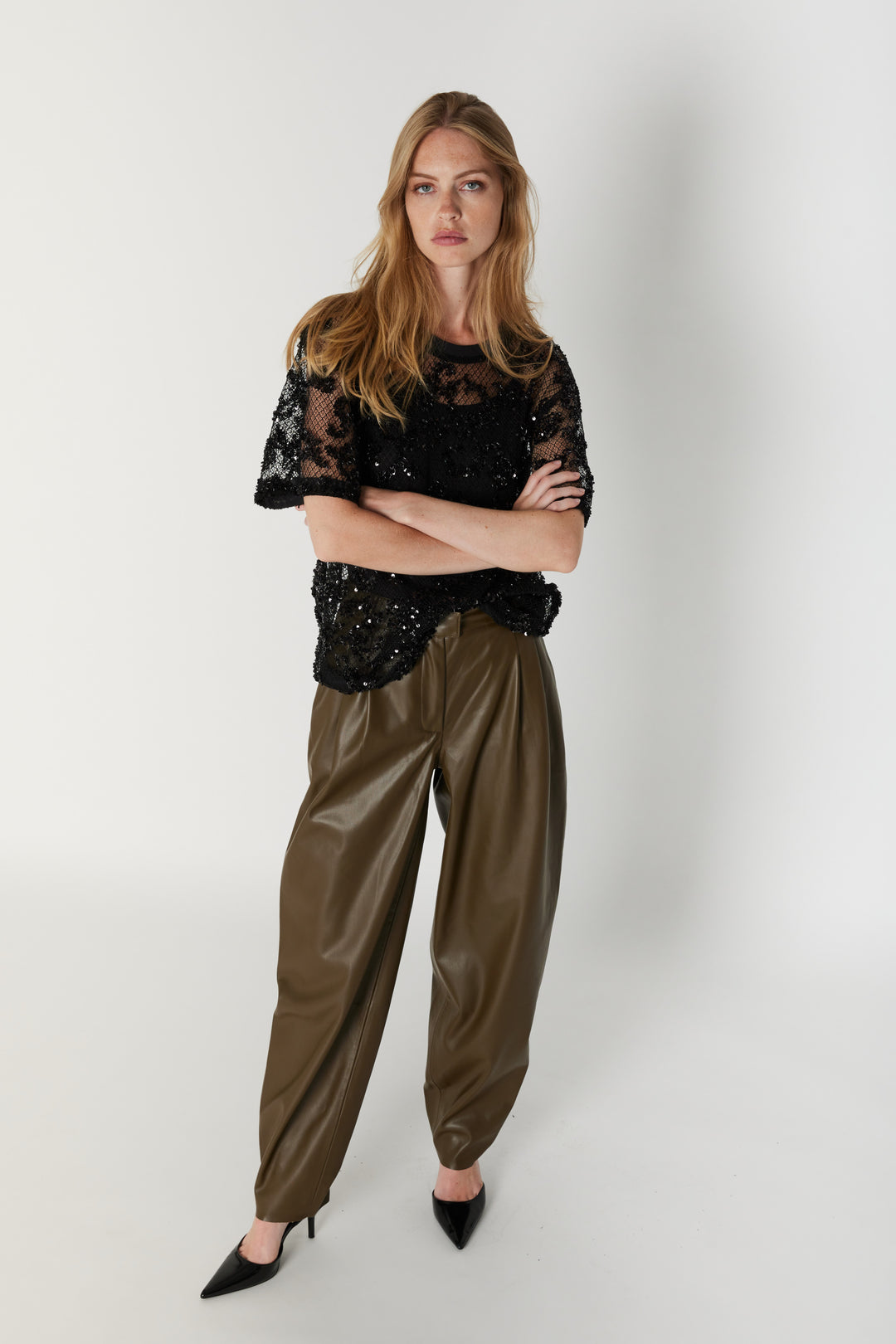 Bruuns Bazaar Women VeganiBBBarrel pants Pants Beech
