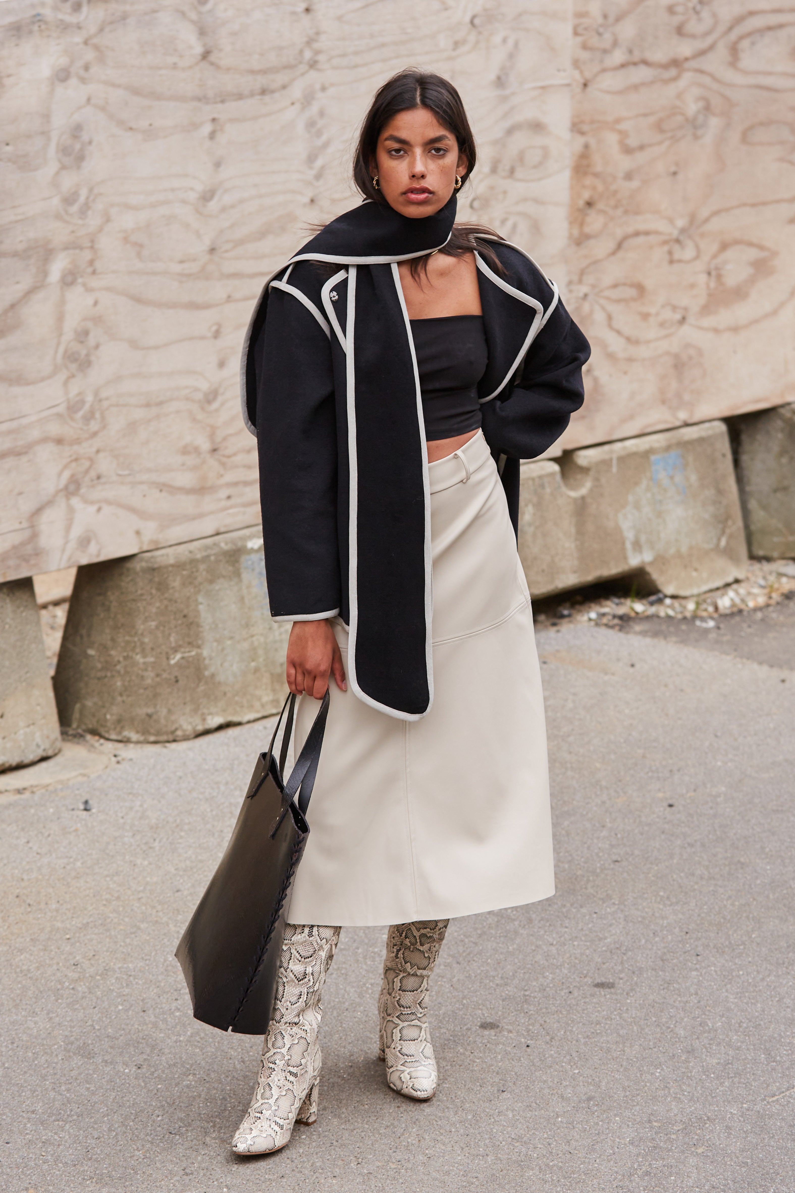 VeganiBBImma skirt - Chateau Grey – BRUUNSBAZAAR.COM