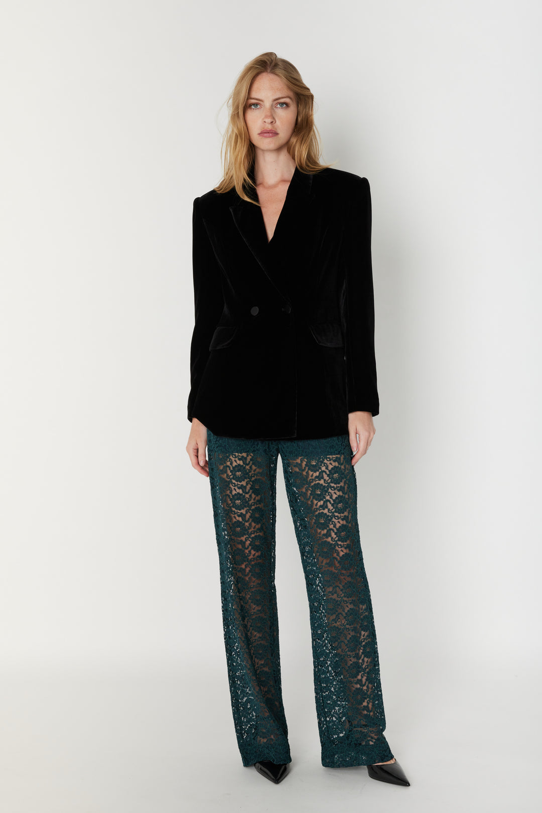 Bruuns Bazaar Women VelvetBBTuxi blazer Blazer Black
