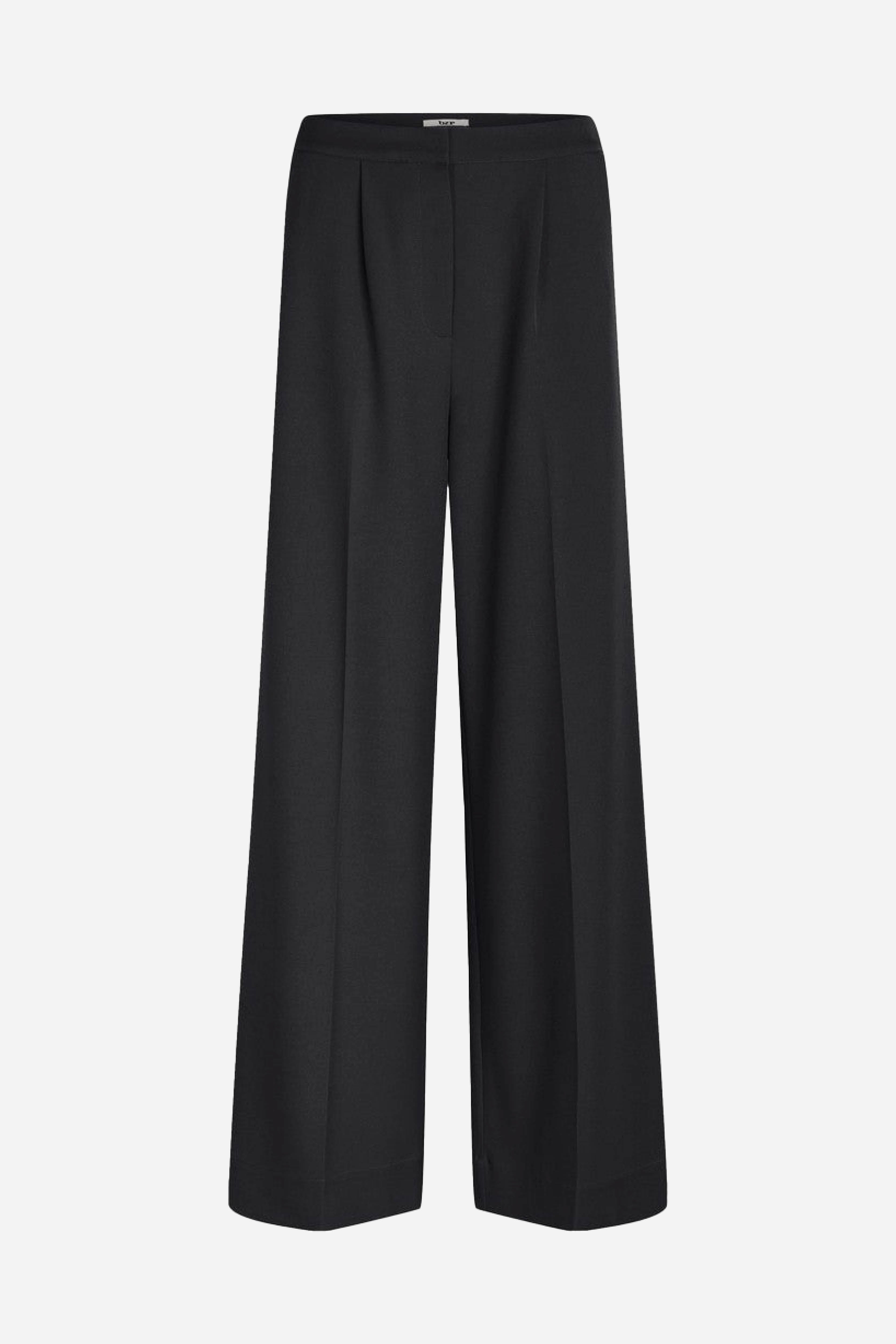【BAON】Dewil bijo wide pants VibeBZWilde pants - Black – BRUUNSBAZAAR.COM