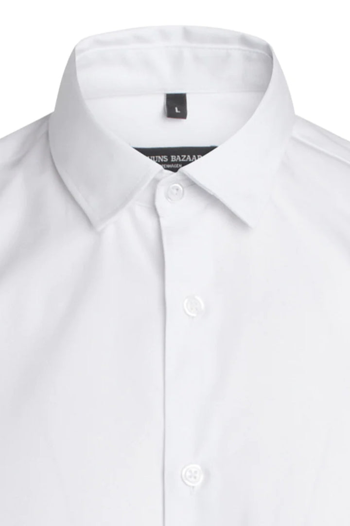 Bruuns Bazaar Men VicBBEssense shirt, Easy Care Shirts White