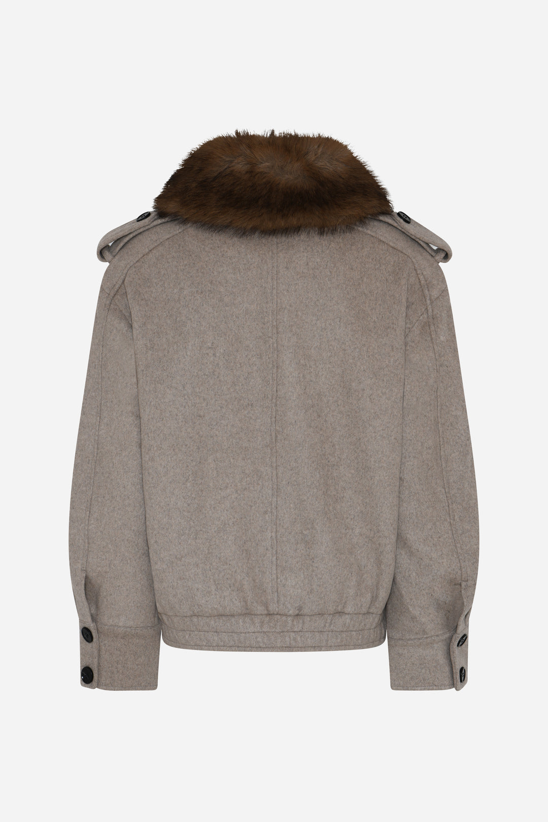 Bruuns Bazaar Women VioletBBUmi jacket Outerwear Sand Melange