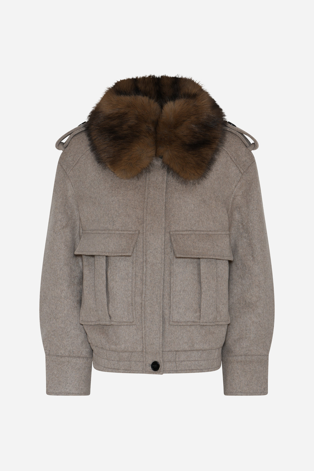 Bruuns Bazaar Women VioletBBUmi jacket Outerwear Sand Melange
