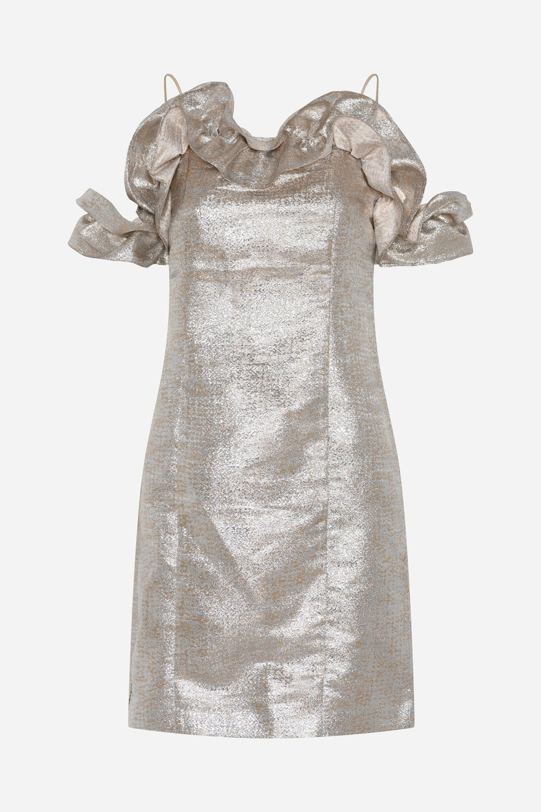 Bruuns Bazaar Women WallichiaBBMartha dress Dress Gold/Silver