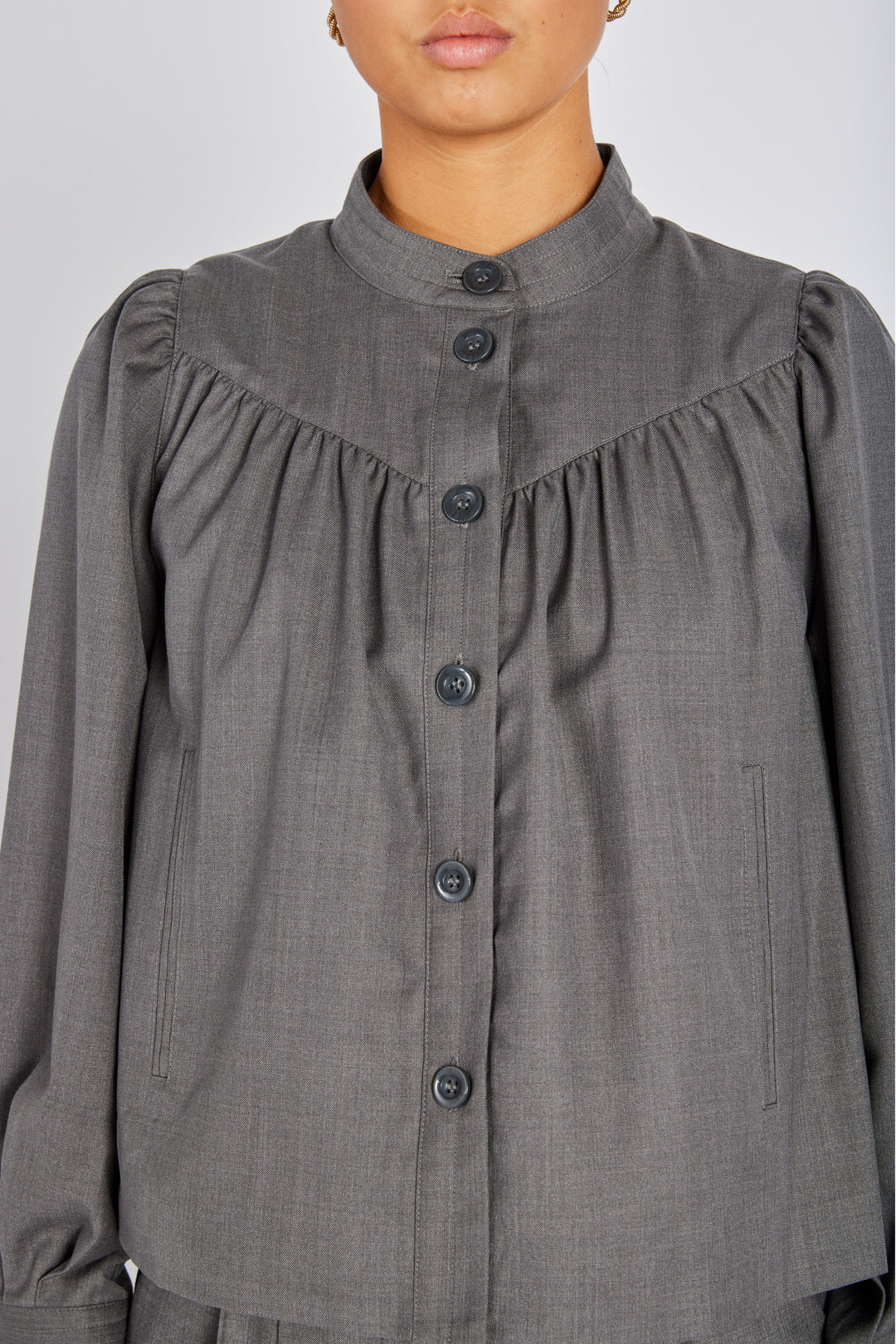 Bruuns Bazaar Women WaterlilyBBTindra blazer Blazer Grey Melange