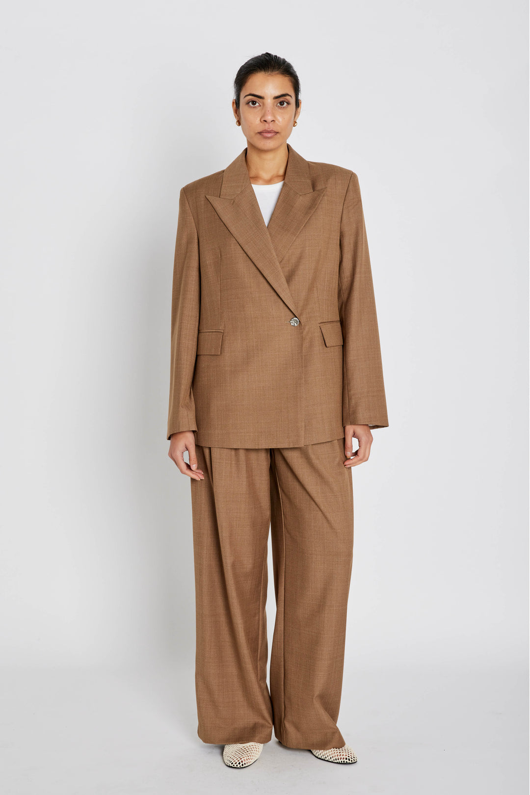 Bruuns Bazaar Women WaterlilyBBVala pants Pants Brown Melange