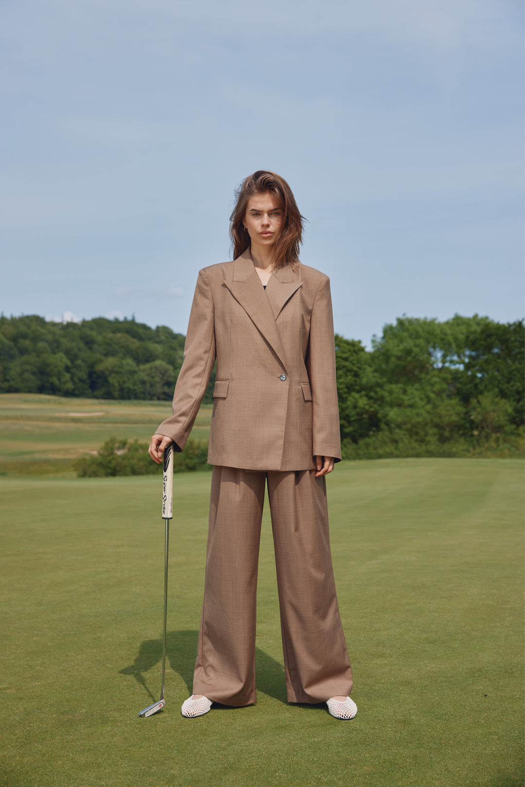 Bruuns Bazaar Women WaterlilyBBVala pants Pants Brown Melange