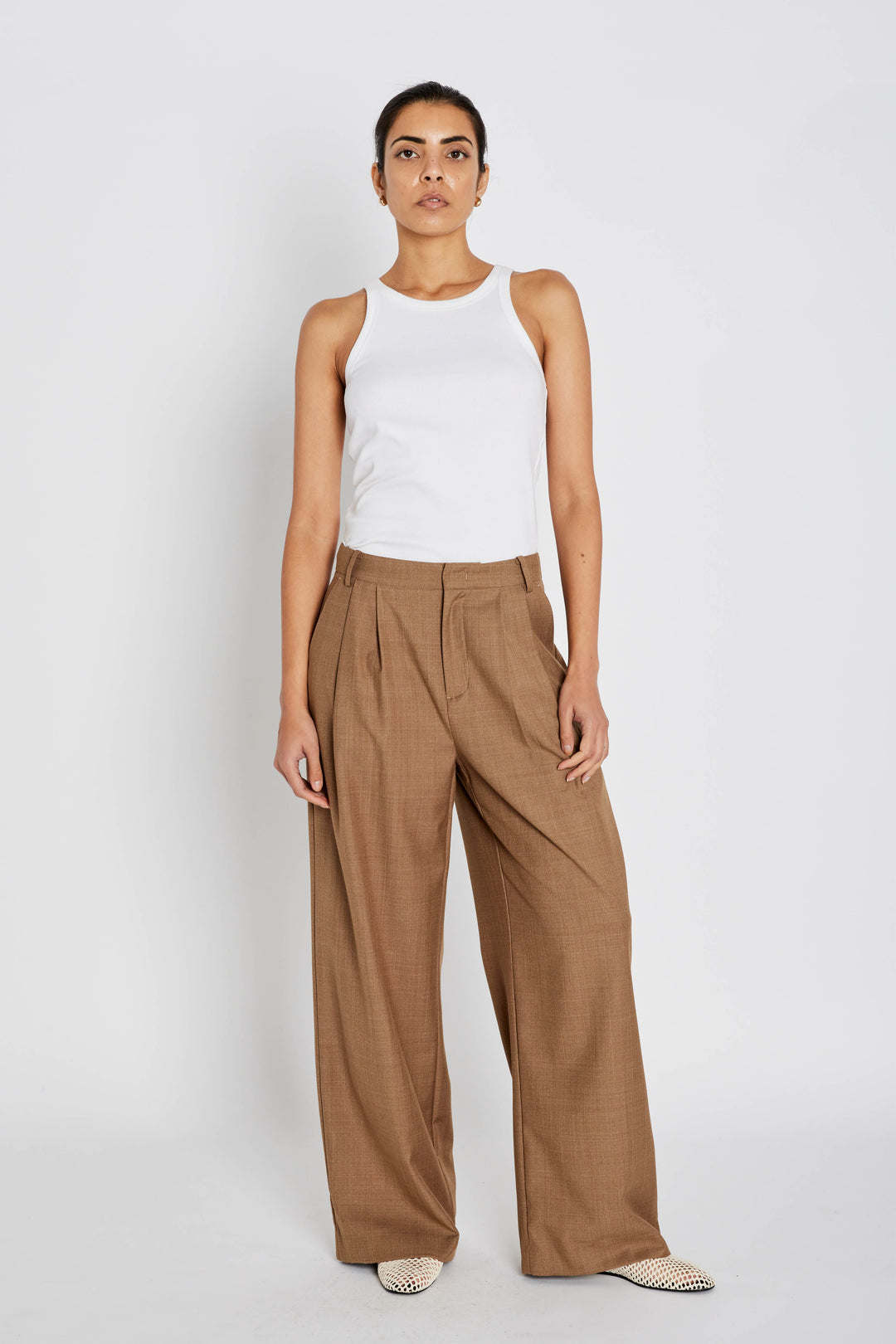 Bruuns Bazaar Women WaterlilyBBVala pants Pants Brown Melange