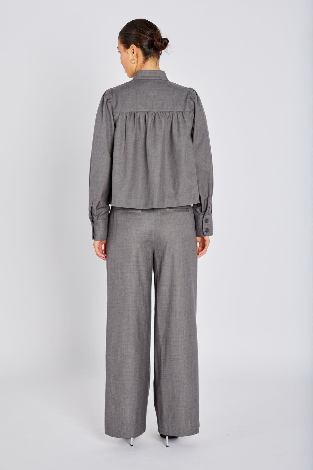 Bruuns Bazaar Women WaterlilyBBVala pants Pants Grey Melange