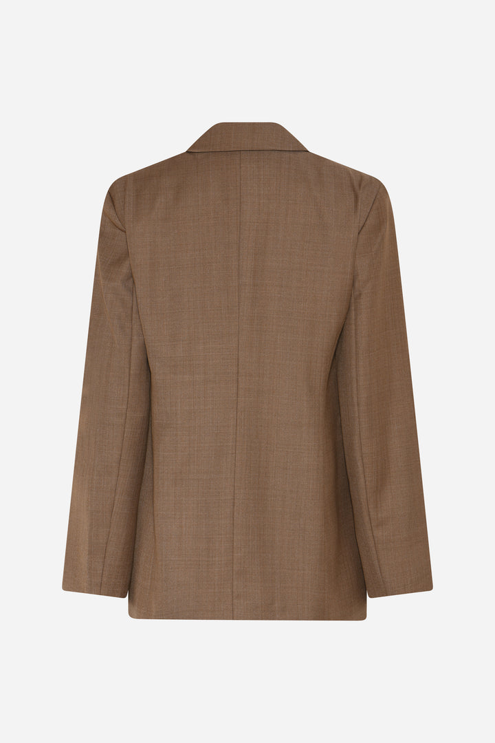 Bruuns Bazaar Women WaterlilyBBWilli blazer Blazer Brown Melange