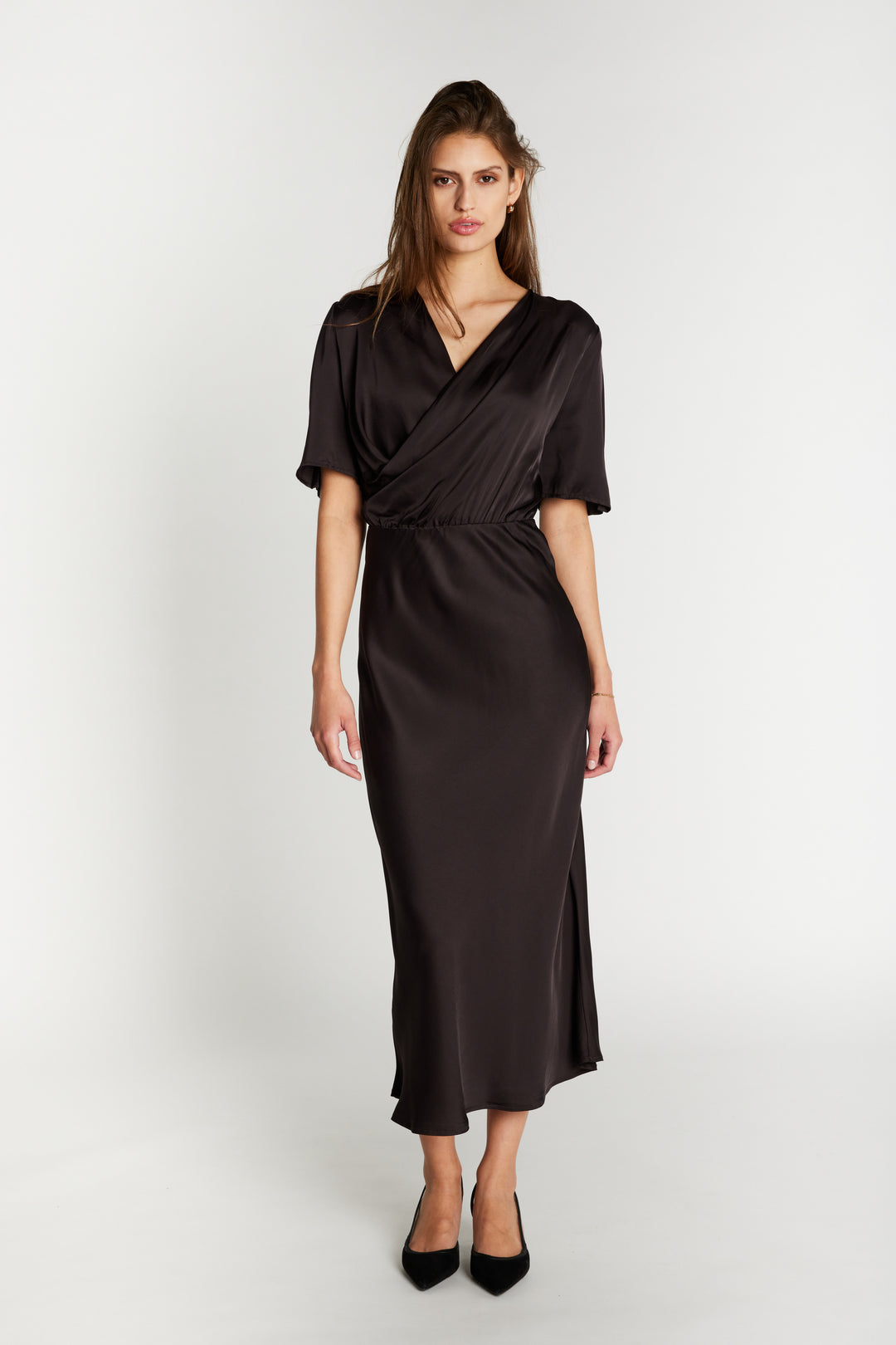 Bruuns Bazaar Women WeckiaBBNeemasa dress Dress Dark Brown