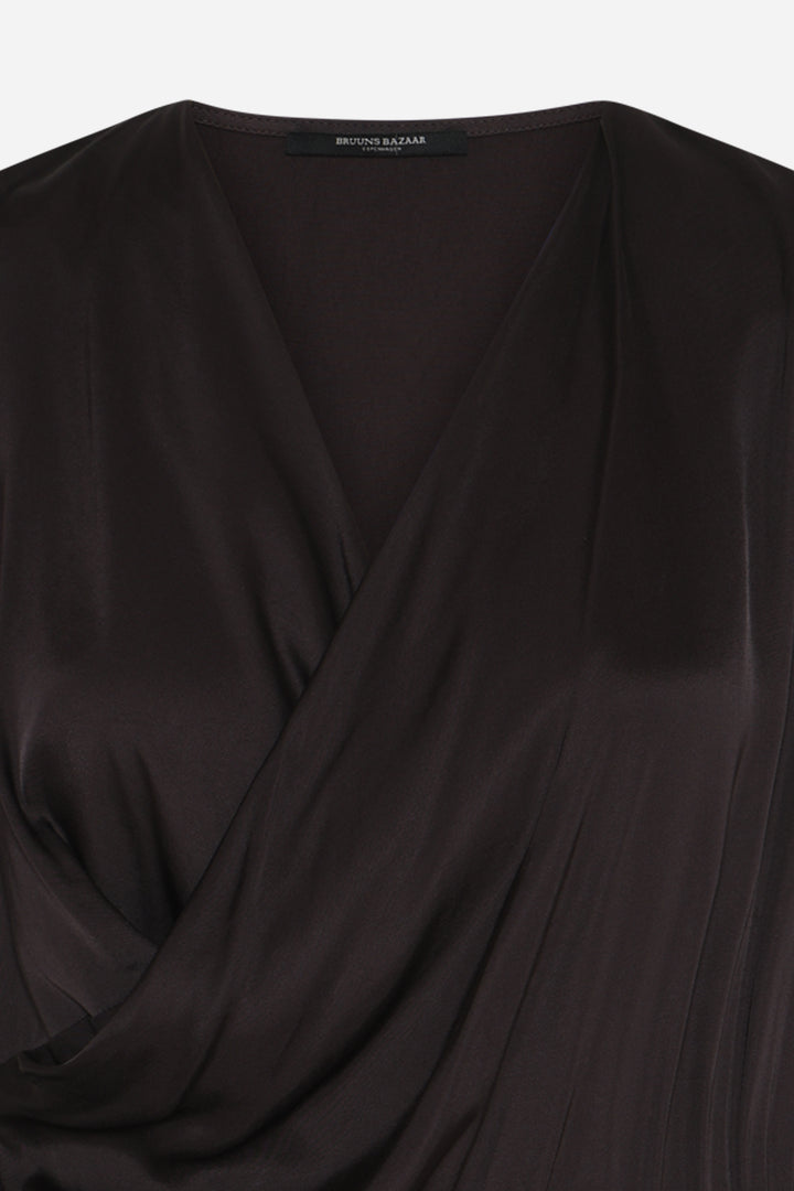 Bruuns Bazaar Women WeckiaBBNeemasa dress Dress Dark Brown