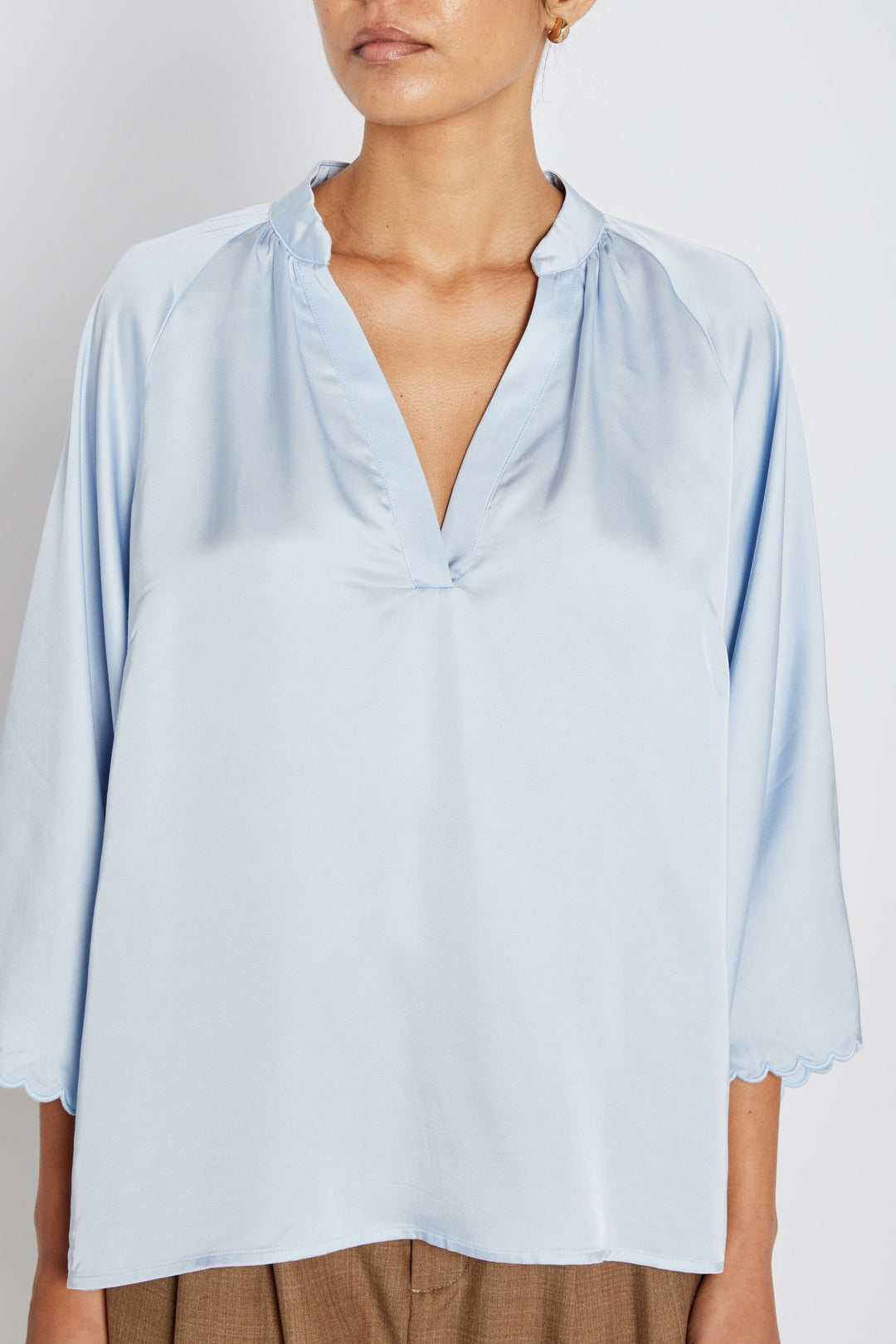Bruuns Bazaar Women WeckiaBBWinny blouse Blouse Light blue