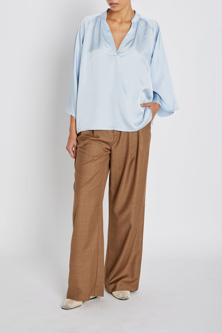 Bruuns Bazaar Women WeckiaBBWinny blouse Blouse Light blue