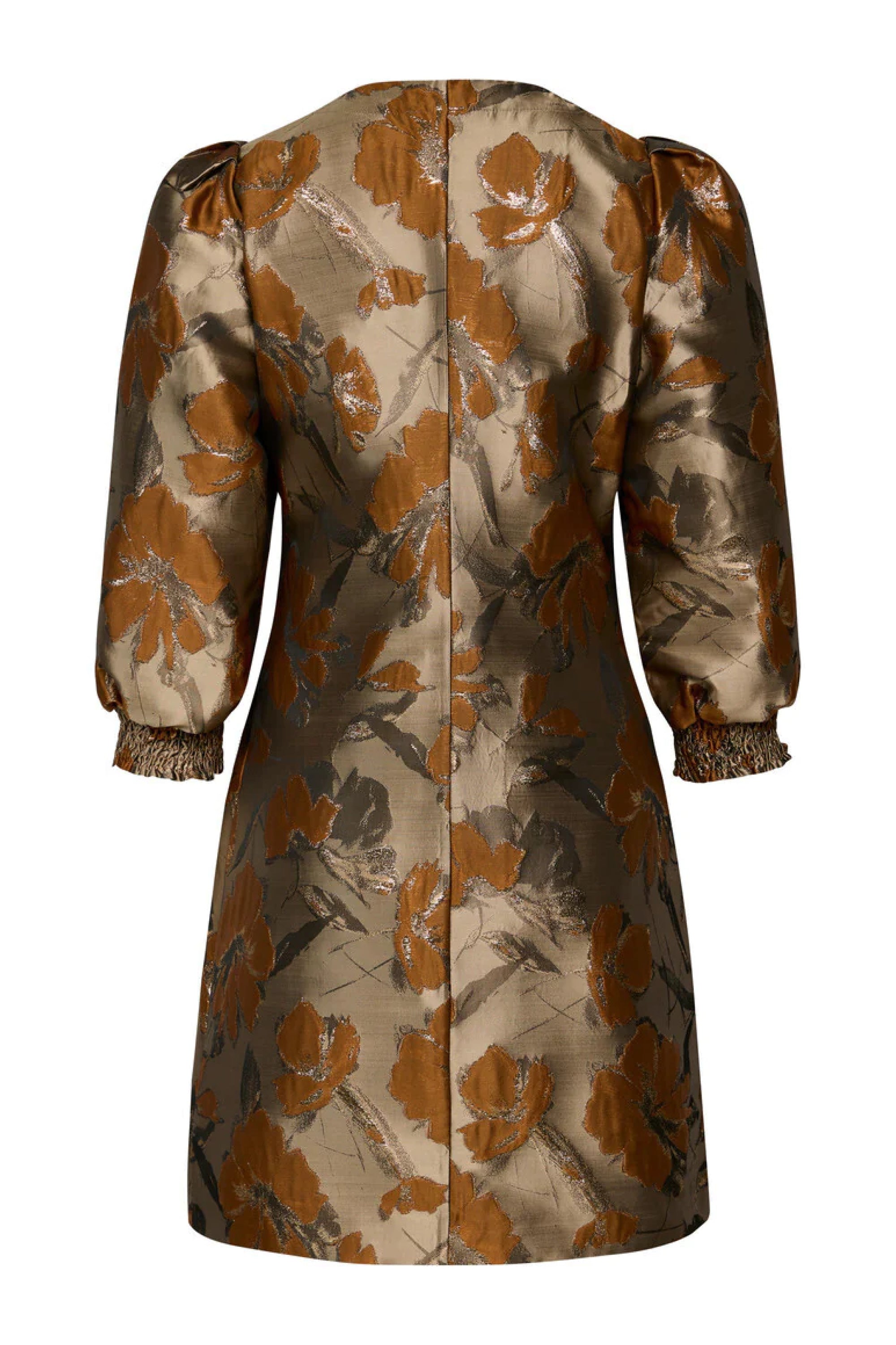 WhirlingBBAmaru dress - Brown flower – BRUUNSBAZAAR.COM