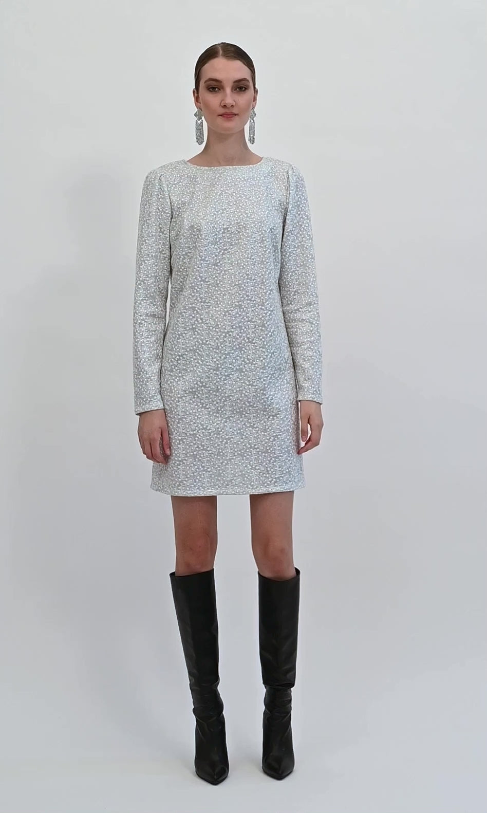 HeartseaseBBElectra dress - Silver