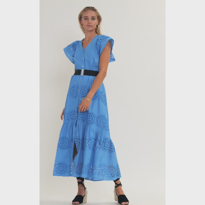 WeigelaBBHaniela jurk - Azuurblauw